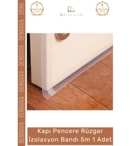 #YalıtımBandı Isı Yalıtım Kapı Pencere Sızdırmazlık Bariyeri Profesyonel 5 Metre Rüzgar Kesici Bant