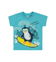 Civil Baby Erkek Bebek Tişört 6-18 Ay Turkuaz