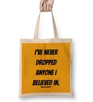 Marilyn Monroe Quotes Art Gift - Vintage Retro Style Bez Çanta Uzun Saplı