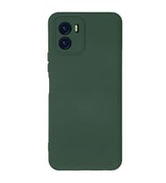 Vivo Y15s Kılıf Nano İçi Kadife Silikon - Koyu Yeşil