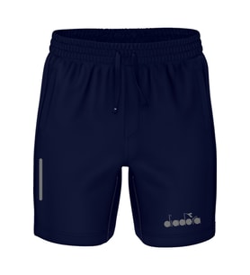 Diadora Mundial 21 - Likralı Fermuar Cepli Lacivert Micro Şort
