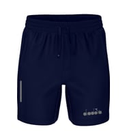 Diadora Mundial 21 - Likralı Fermuar Cepli Lacivert Micro Şort