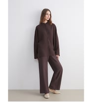 LCW Modest Kahverengi Beli Lastikli Kadın Pantolon