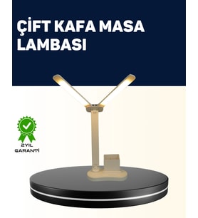 Ayarlanabilir Kısılabilir Led Masa Lambası  Entegre Kalemlik Ve Telefon Tutucu Özellikli