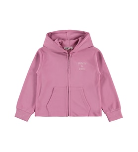 Civil Girls Sporty&Cool Baskılı 10-13 Yaş Hırka - Pembe