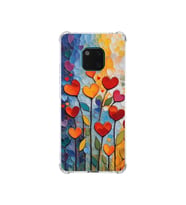 PrintiFy Huawei Mate 20pro ile Uyumlu Düşlerin Dansı Serisi Kökten Sevgi Tasarımlı Uv Baskılı Köşe Korumalı Antişok Kılıf