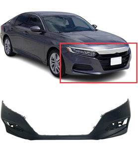 Honda Accord- 2021-2024  Ön Tampon Astarlı Siyah/Sensör Delikli (Tyg) (Oem No:04711Tvaa11Zz)