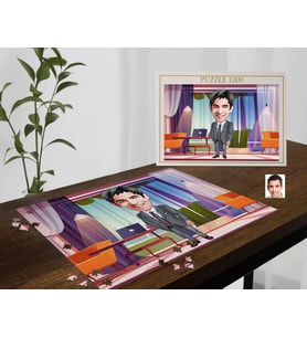 BK Gift Kişiye Özel Baba Tasarımlı 1000 Parça Profesyonel Puzzle-7, 1000 Puzzle, Arkadaşa Hediye