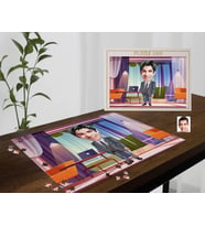 BK Gift Kişiye Özel Baba Tasarımlı 1000 Parça Profesyonel Puzzle-7, 1000 Puzzle, Arkadaşa Hediye