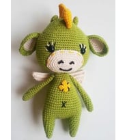 Sevimli Ejderha Amigurumi Organik Oyuncak