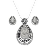 Zirkon Taşlı Gümüş Set - S009102