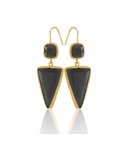 Kadir Jewellery 22 Ayar Altın Kaplama Kadın Sallantılı Küpe -El İşçiliği Ve Hipoalerjenik Küpe