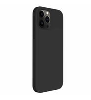 Vendas iPhone 13 Pro Lansman Serisi içi Kadife ipek Dokulu Kılıf (Siyah)