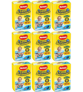 Huggıes Little Swımmers Mayo Bebek Bezi Beden:5-6 (12-18KG) 99 Adet (9PK*11)