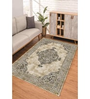 Dijital Kaymaz Taban Yıkanabilir Renkli Salon Halısı Mutfak Halısı Yolluk ND-SD-482 (Çok Renkli)