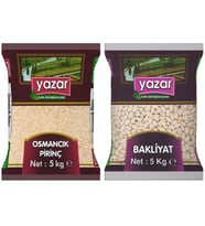 Yazar Osmancık Pirinç 5 Kg. + Çumra Fasulye 5 Kg.