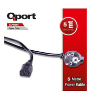QPORT 5metre Q-POW5 0.75mm Power Kablosu