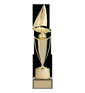 ODAK KUPA - Figürlü Kupalar - Yelken Figürlü Kupalar FG-040 A - 42 cm