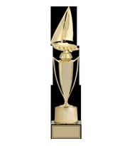 ODAK KUPA - Figürlü Kupalar - Yelken Figürlü Kupalar FG-040 A - 42 cm