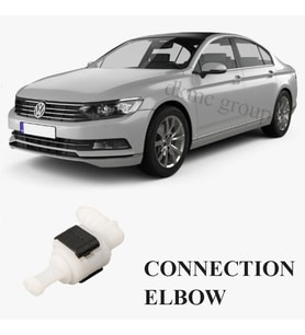 PASSAT B8 SEDAN 2015-2018 MODEL ARASI UYUMLU CAM SİLECEK SU TESİSATI POMPA DİRSEĞİ