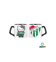 Ghostbastır Design Bursaspor Hello Kitty Kupa Bardak Tek Adet 0973