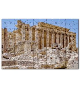 Cakapuzzle Antik Tapınak Kalıntıları Puzzle Yapboz MDF (Ahşap) (120 Parça)