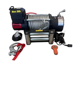 MXO Çelik Halatlı 20000lb Vinç 12V ( 22 MT HALATI )
