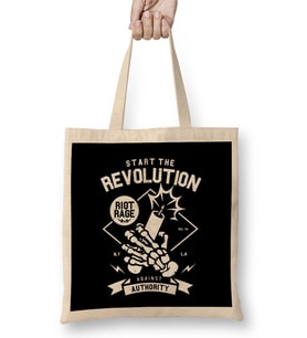 Start The Revolution Bez Çanta Uzun Saplı