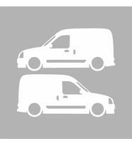 Basık Renault Kangoo Sticker Beyaz 16x5 CM