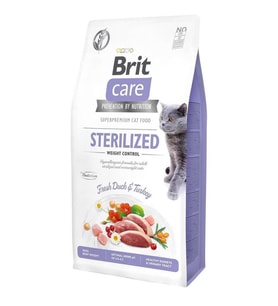 Brit Care Hypo-Allergenic Kilo Kontrolü için Ördekli Tahilsiz Kisirlastirilmis K