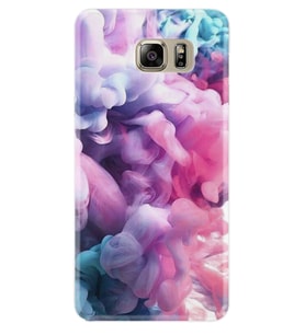 Samsung S7 Edge S20 Fe Plus Ultra S21 S22 Kılıf Desenli Silikon Pink Cloud 1305
