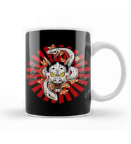 Yakuza Snake And Mask Kupa Bardak Porselen