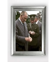 Gümüş Çerçeveli Atatürk Tablo cv737