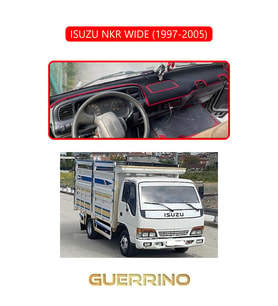ISUZU NKR WIDE 1997 - 2005TORPİDO KORUMA HALISI KIRMIZI KENAR