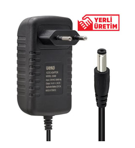 Weko 14.4 Volt - 2 Amper 5.5*2.5 Uçlu Kırmızı Yeşil Ledli Yerli Üretim Akü Şarj Cihazı