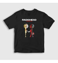 Presmono Unisex Çocuk Siyah Best Radiohead T-Shirt 103979tt
