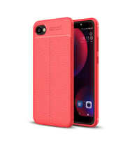HTC Desire 12 Kılıf Niss Deri Desenli Silikon Kılıf