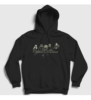 Presmono Unisex Siyah Band Children of Bodom Kapüşonlu Sweatshirt 33204tt