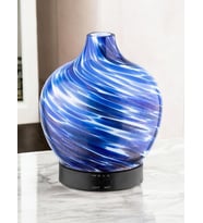 Işıklı Cam Hava Nemlendirici Esansiyel Aroma Difüzörü - Azure