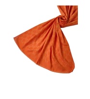 Işıl İpek - Pamuk Jakarlı G Desen Şal 75x190 cm (Oranj)
