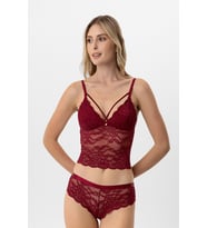 Pierre Cardin Lingerie Kadın Balensiz Dantelli Pedli Sütyen Takımı