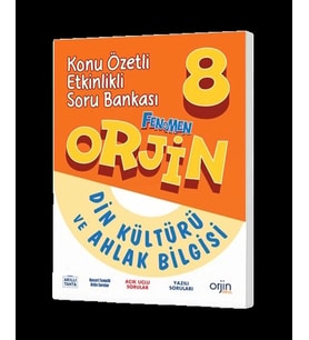 FENOMEN YAYINLARI Orjin 8 Din Kültürü Ve Ahlak Bilgisi Konu Özetli Etkinlikli Soru Bankası