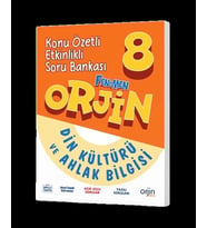 FENOMEN YAYINLARI Orjin 8 Din Kültürü Ve Ahlak Bilgisi Konu Özetli Etkinlikli Soru Bankası
