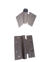 Tek Yönlü Yaylı Menteşe Saten Renk - (100*90*2,5mm)-(1 ÇİFT) (Şeffaf)