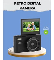 Taşınabilir Dijital Kamera 5k 75mp Stabilizasyonlu 18x Zoom Otofokus