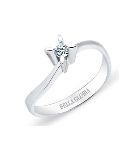 Bella Gloria 0.07ct Tektaş Pırlanta Yüzük