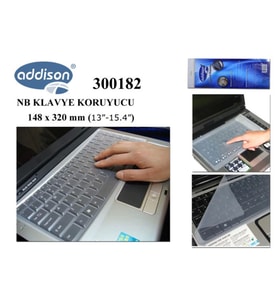 Addison 300182 13"-15.4" Notebook Klavye Koruyucu