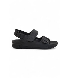 2100-1200-4 Tam Anatomik Unisex Hac ve Umre İçin Dikişsiz Sandalet (Siyah)