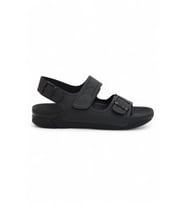 2100-1200-4 Tam Anatomik Unisex Hac ve Umre İçin Dikişsiz Sandalet (Siyah)