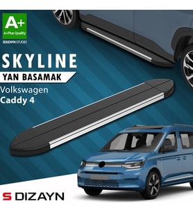 VW Caddy 4 Skyline Krom Yan Basamak 193 Cm 2020 Üzeri A+ Kalite